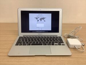 ◯営NI065-A8T60【埼玉発】Apple MacBook Air (11インチ, Early 2015) ノートパソコン A1465 通電簡易動作確認済 初期化済 充電器付属