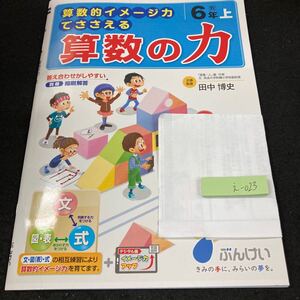 えー023 算数的イメージ力でささえる 算数の力 ６年 上 ぶんけい 問題集 プリント 学習 ドリル 小学生 テキスト テスト用紙 文章問題※7