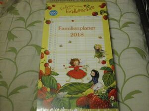 Erdbeerinchen Erdbeerfee. Familienplaner 2018: 5 Spalten