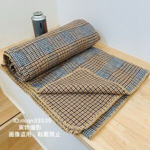 1.9kg厚地 カシミア毛布 ラグマット ブランケット 超高品質200cmx150cm 20%カシミア 80%ウール タペストリー キャンプ 保暖防寒 野外登山