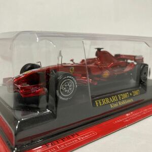 アシェット 公式フェラーリF1コレクション 1/43 Ferrari F2007 2007年 Kimi Raikkonen #6 キミライコネン GP マシン ミニカー