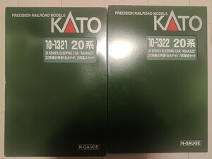 【評価500記念送料込み】KATO 10-1321 10-1322 20系寝台特急 あさかぜ 基本増結セット