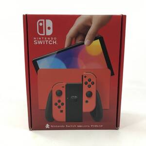 01w4607★1円~ Nintendo Switch本体 有機ELモデル マリオレッド ニンテンドースイッチ 動作確認済み 中古品