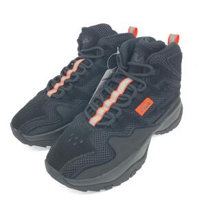 未使用品◆FILA フィラ レンジャーブーツ スニーカー 25.0◆1BM01277 ブラック レディース 靴 シューズ sneakers