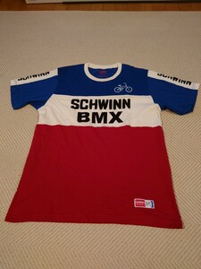 シュイーン　SCHWINN BMX Tシャツ　サイズL　送料320円 UNIQLOユニクロ オランダフランスアメリカカラー