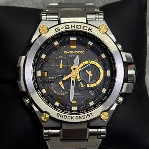 動作保証 付属品付き G-SHOCK クロノグラフ 電波ソーラー MTG-S1000D-1A9JF アナログ 腕時計 電波時計 タフソーラー MT-G