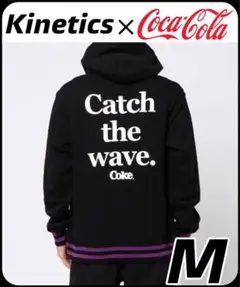 Coca-Cola×for Kineticsコラボ　ハーフジップフーディ M