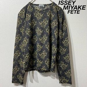 極美品 希少カラー ISSEY MIYAKE FETE 総柄 カットソー