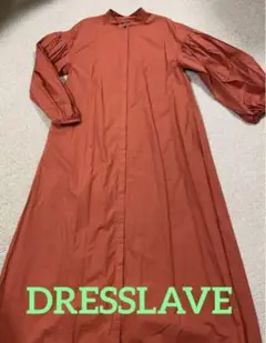 【新品】 DRESSLAVE ドレスレイブ ワンピース パフスリーブ オレンジ