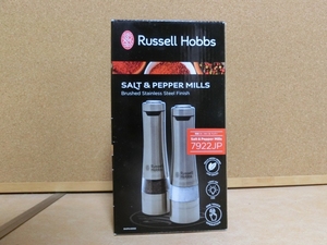 ●電動ミル Russell Hobbs ラッセルホブス 電動ミル ソルト&ペッパー 7922JP 新品 未使用●