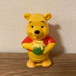 プーさん　 レトロ　ゼンマイ　ディズニー　クマのプーさん　 人形　日本製　 フィギュア　送料290円　 当時物