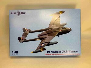 送料無料　1/48 Mikromir 48-020　De Havilland DH.112 Venom　デ・ハビランド DH.112 ベノム