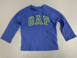 ■GAP■水着■新品■120cm■むらさき■ラッシュガード■ＧＡＰロゴ■学校■水泳■スイミング■ＵＶカット■紫外線対策■UPF40＋■ＮＯＴＢ