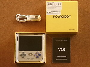 Powkiddy V10 エミュレータゲーム機 ips鮮明画面 中華ゲーム機　コンパクト　送料410円 使用少