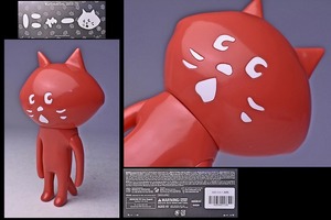 【 にゃー 朱色バージョン 】★ MEDICOM TOY メディコムトイ フィギュア ★ ヘッダー有り ★ Vinyl Collectible Dolls VCD ★