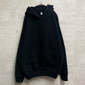  LOS ANGELES APPAREL ロサンゼルスアパレル 14oz プルオーバーパーカー XL ブラック 【中目黒B06】