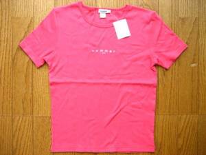 送料無料 即決新品 J.CREW / クルーネック 半袖 Ｔシャツ ピンク系 / S ②