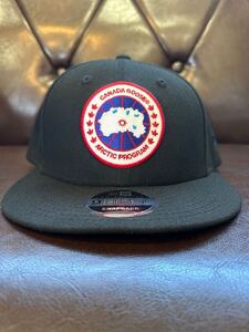 カナダグース×ニューエラ 9fifty ベースボールキャップ 黒 ブラック 