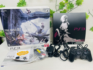 7150-92★美品♪SONY/ ソニー/ プレーステーション3/PS3/320GB/ファイナルファンタジー XⅢ-2 ライトニングエディション/CECH-3000B★