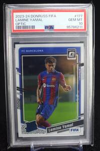 2023-24 Panini Donruss Optic Rated Rookie Lamine Yamal Spain サッカー ルーキー カード PSA 10