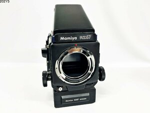 ★シャッターOK◎ Mamiya マミヤ RZ67 PROFESSIONAL PD PRISM FINDER 中判 カメラ ボディ ワインダー 220フィルムホルダー 202Y5-14