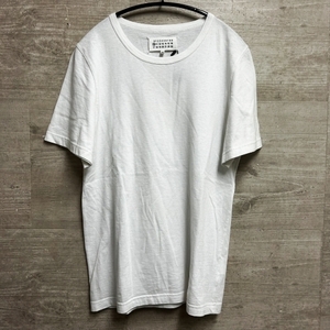 Maison Martin Margiela メゾンマルタンマルジェラ 12SS カレンダープリントTシャツ ホワイト 半袖 size-S S50GC9996【中目黒b09】