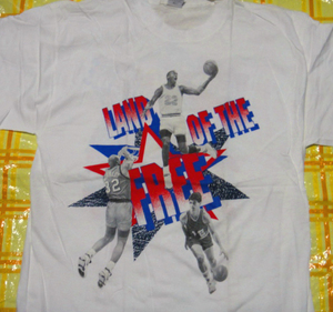 ナイキ92年アメリカ製ドリームチームTシャツ限定NIKEバルセロナ オリンピック当時物NBAジョーダン バークレー ユーイングAIR JORDAN現役時