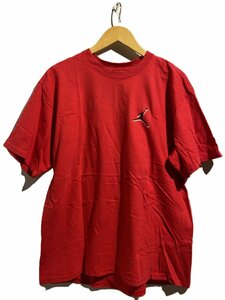 NIKE◆USA製/JORDAN/Tシャツ/L/コットン/RED