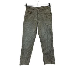 Wrangler チノパンツ W30 ラングラー グレー ワンポイントロゴ 古着卸 アメリカ仕入 2306-328