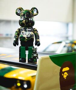 東京オートサロン2025 メディコムトイ100% 400% BE@RBRICK BAPE x LBWK bape リバティーウォーク　libertywalk tokyo autosalon bape LBWK 