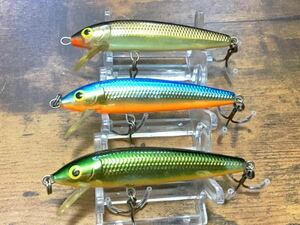 OLD/RAPALA/HJ-8/FINLAND他/3点セット/オールド/ラパラ/ハスキージャーク/フィンランド他/(エリア/トラウト/シャドラップ)