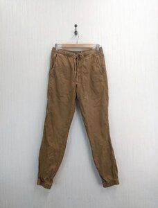 LU0553 ○送料無料 古着 GAP ギャップ メンズ ジョガー パンツ XSサイズ キャメル ウエストゴム ロングシーズン カジュアル ストレッチ