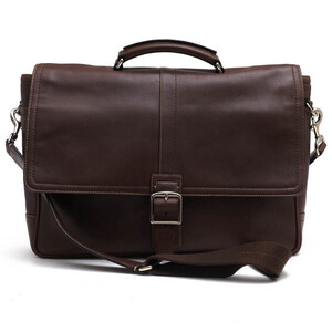 COACH コーチ ビジネスバッグ 70100 Transatlantic Flap Business Brief トランスアトランティック フラップ 牛革 カウハイド 2WAY ショル