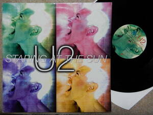 U2-Staring At The Sun★英Island プロモ・オンリー3ヴァージョン入り美品 12"/マト1