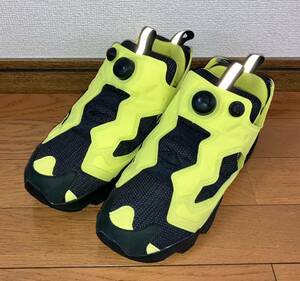 REEBOK INSTA PUMP FURY OG 90s HOUSE FX4261 26.5cm リーボック ポンプフューリー ブラック イエロー 黒 黄 蛍光 黄緑 上岡拓也 INSTAPUMP