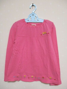 ■ ミキハウス ■ 可愛い長袖カットソー 130cm ピンク