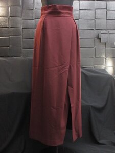 y1170 美品 BEAUTY&YOUTH UNITED ARROWS ロングスカート Sサイズ　ボルドー系　裏地あり　ユナイテッドアローズ　