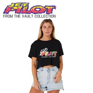 ジェットパイロット JETPILOT ビンテージ 2024 Tシャツ 送料無料 スクワドロン レディース Tシャツ S23505 ブラック 8S