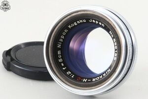 Nikkor H.C. 5cm 50mm F/2 Sマウントレンズ Nippon Kogaku 日本光学 単焦点 オールドレンズ