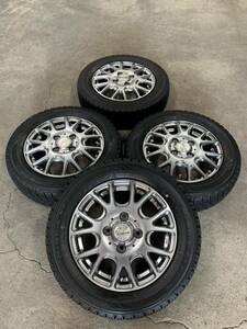 【冬タイヤ＆ホイールセット】13インチ Generate Driving Verthandi ヴェルサンディ★155/65R13 オートバックス North Trek N3【S13-1】