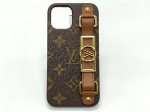 Louis Vuitton ルイヴィトン モノグラム キャンバス バンパードーフィーヌ M69782 スマホ iPhone ケース 12 12Pro ☆良品☆[841-1107-2E2]