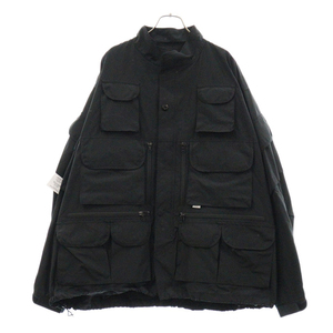 WTAPS ダブルタップス 20AW MODULAR JACKET／NYCO TUSSAH カーゴポケットモジュラージャケット ブラック 202BRDT-JKM01