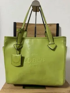 LOEWE ロエベ デカロゴ ヘリテージ トートバッグ レザー