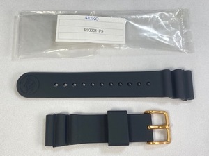 R033011P9 SEIKO プロスペックス 22mm 純正シリコンバンド ブラック SBDL042/V175-0EA0用 ネコポス送料無料