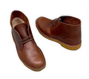 クラークス clarks デザートブーツ DESERT BOOT 500629 レザー ブラウン GB7 US7.5 25.5cm Fフィット [ta-1317]