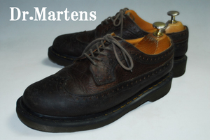 ◆DSC6254◆驚愕の2999円～完全売り切り！ドクターマーチン◆Dr.Martens/ブラウン/24㎝/ロー/高級上質レザー仕様モデル！ウイングチップ