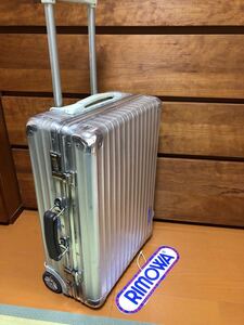 ☆美品☆希少☆RIMOWA クラシック フライト 2輪35L　縁　鏡面　廃盤モデル　希少③