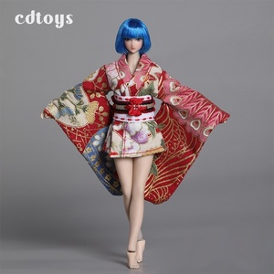 cdtoys cd016 1/12 TBLeague1 素体服 着物 浴衣 和服3点セット 和服 リボンベルト 靴下（素体なし）　A