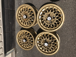 旧車　エンケイ ENKEI 13インチ 13X5.5JJ +38 PCD 100 /4H 中古4本 エンケイメッシュ 当時物