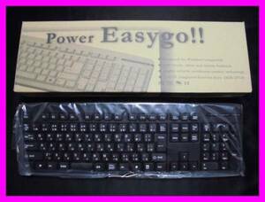 ★新品★未使用★日本語キーボード PS/2 ACK201 ブラック 黒